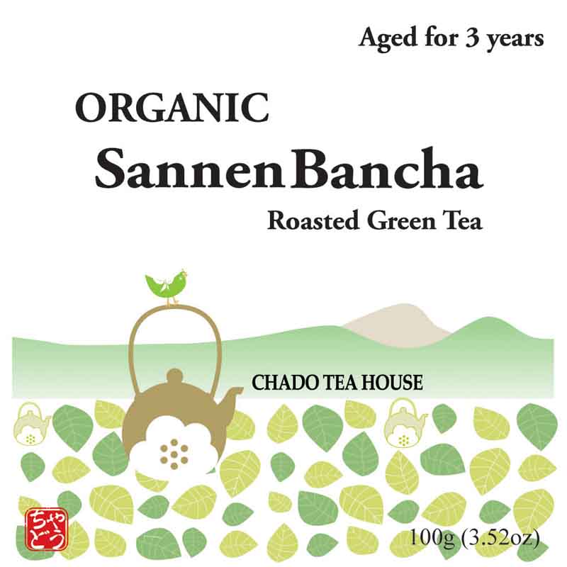 organic sannen bancha label