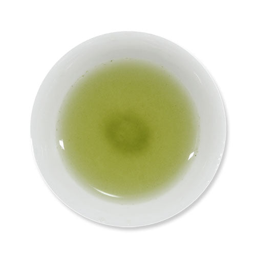 Lingering sweetness of this fukamushi, deeply steamed, premium grade sencha. Excellent at first infusion and beyond