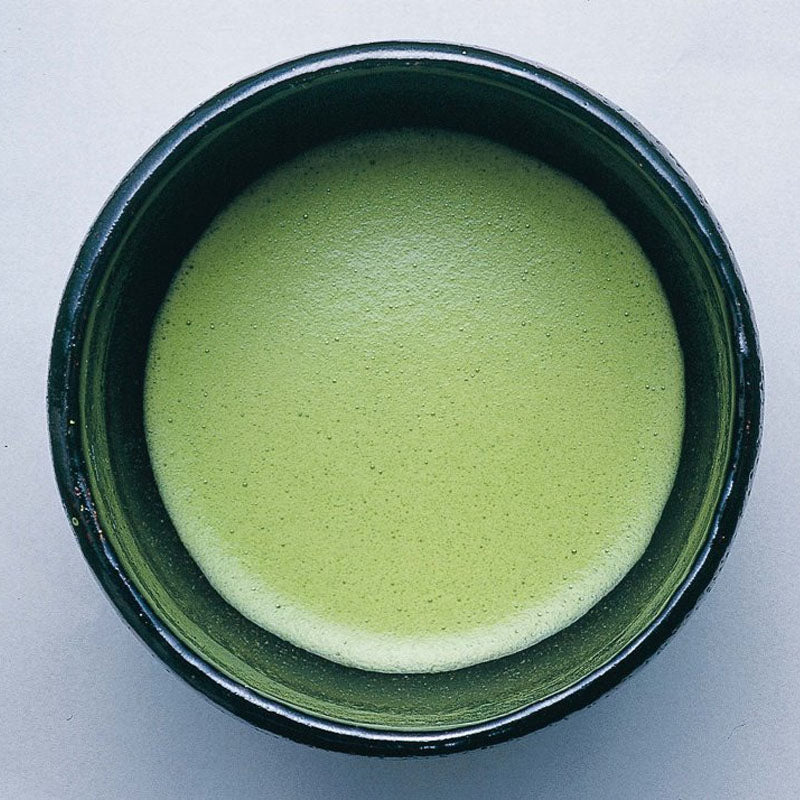 Matcha The Best in bowl ready to drink, Japanese ceremony tea.
