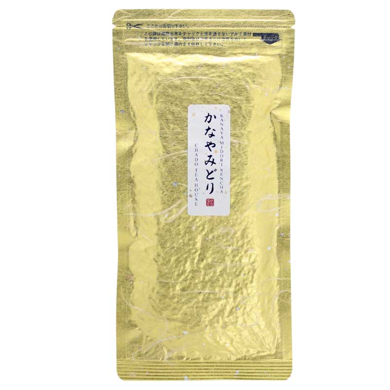sencha kanaya-midori package - its gold and its super